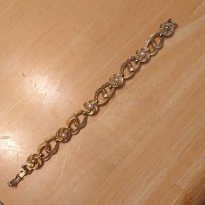 Vintage Capri Gold-Tone Pearl Bracelet